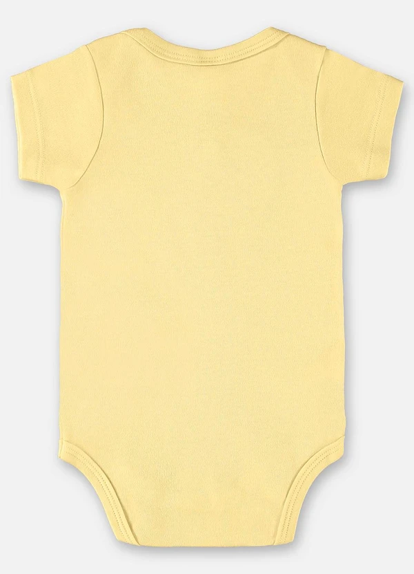 Up Baby - Body em Suedine Unissex Amarelo 2