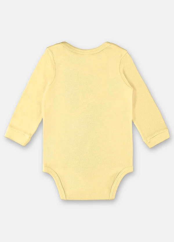 Up Baby - Body em Suedine Unissex Amarelo 2