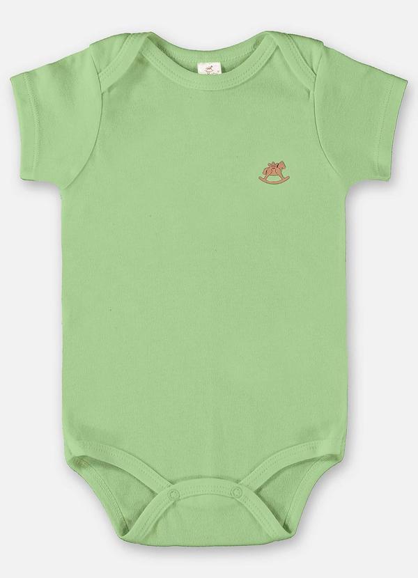 Up Baby - Body em Suedine Unissex para Bebê Verde