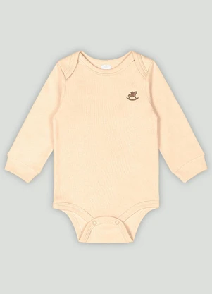 Up Baby - Body Manga Longa Unissex Laranja - UP BABY