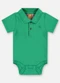 Up Baby - Body Polo Suedine Bebê Menino Marrom - variação: Verde
