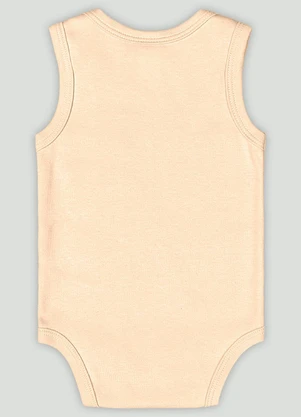 Up Baby - Body Regata Básico Unissex  Amarelo - UP BABY