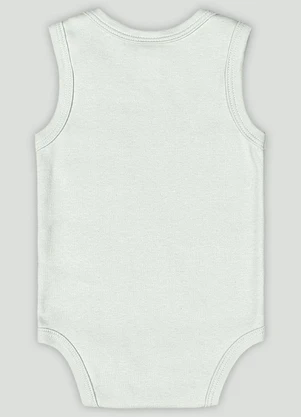 Up Baby - Body Regata Básico Unissex  Verde - UP BABY