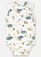 Up Baby - Body Regata Suedine Bebê Menino Bege - variação: Bege