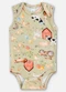 Up Baby - Body Regata Suedine Bebê Menino Bege - variação: Verde