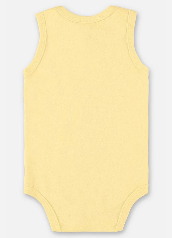 Up Baby - Body Unissex Básico para Bebê Amarelo 2