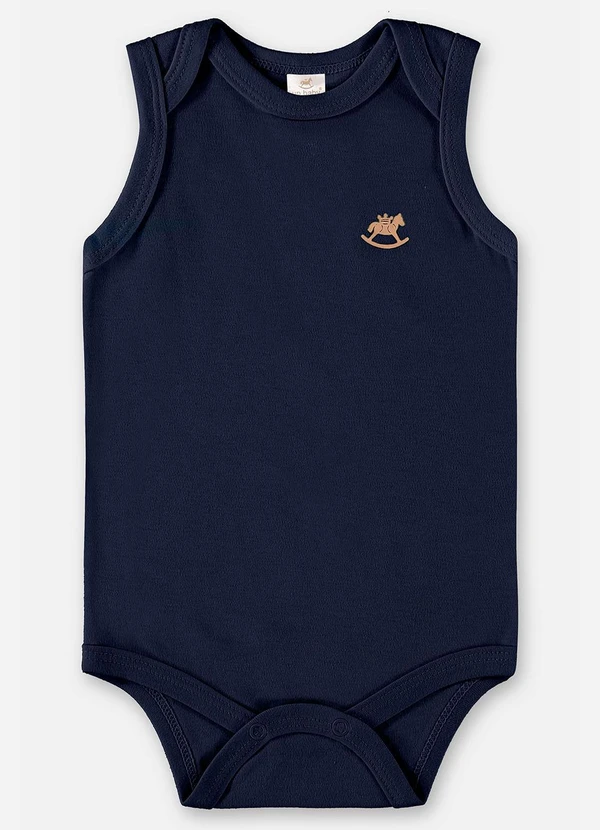 Up Baby - Body Unissex Básico para Bebê Azul