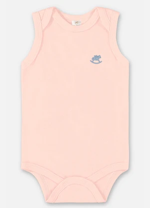 Up Baby - Body Unissex Básico para Bebê Rosa - UP BABY