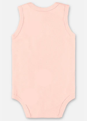 Up Baby - Body Unissex Básico para Bebê Rosa - UP BABY