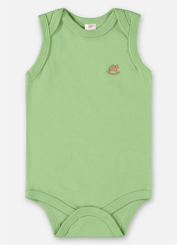 Up Baby - Body Unissex Básico para Bebê Verde