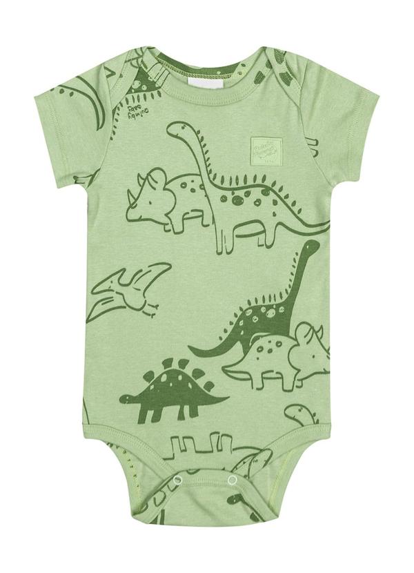 Quimby - Body Unissex em Ribana para Bebê Verde