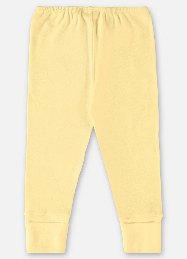 Up Baby - Calça em Suedine Unissex Amarelo 2