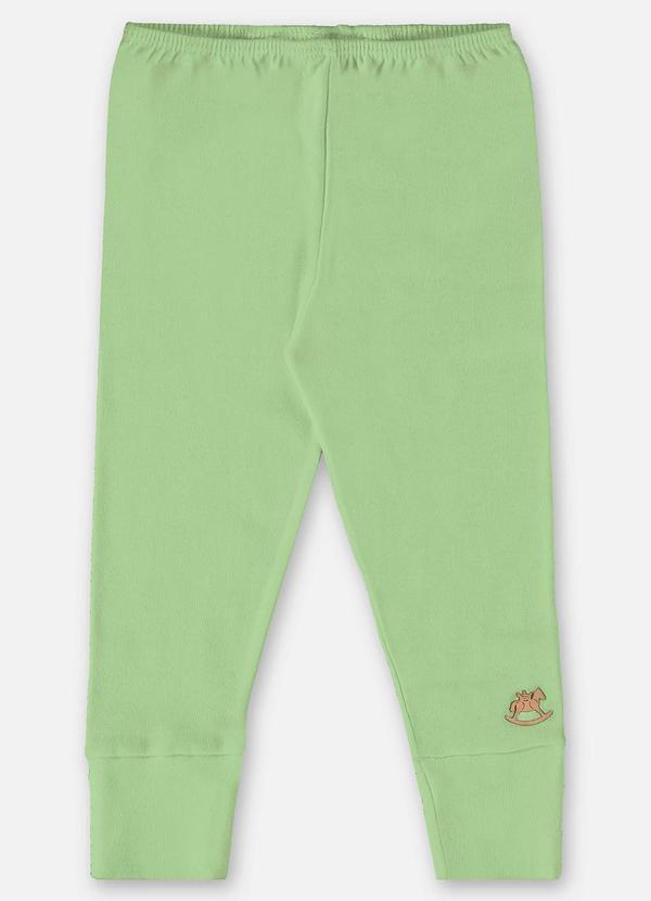 Up Baby - Calça em Suedine Unissex para Bebê Verde