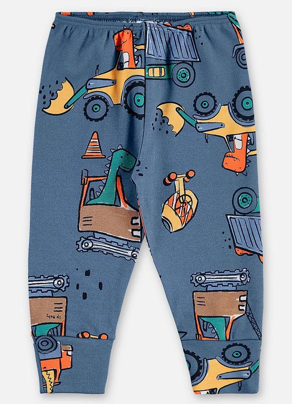 Up Baby - Calça Suedine Bebê Menino Azul 2