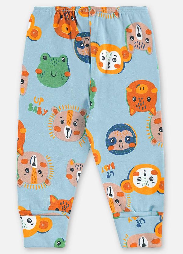 Up Baby - Calça Suedine Bebê Menino Azul 2