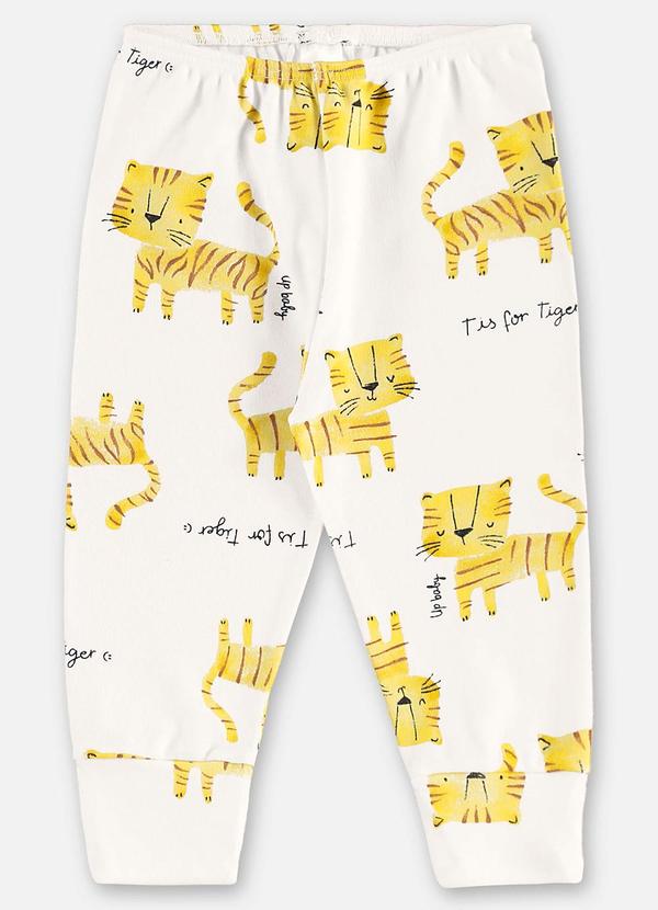 Up Baby - Calça Suedine Bebê Menino Bege