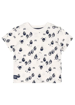 Quimby - Camiseta Bebê Menino Bege - QUIMBY