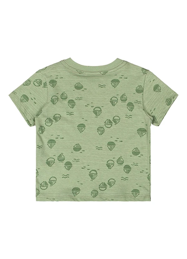 Quimby - Camiseta Bebê Menino Verde 2
