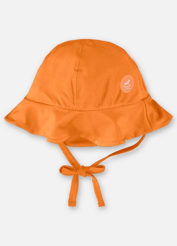 Up Baby - Chapéu para Bebê Unissex Fps+50 Laranja