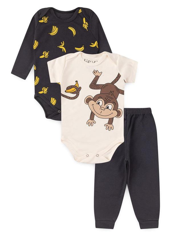 Atelie da Crianca - Combo Sortido 3 Kit Body Bebê Menino 5