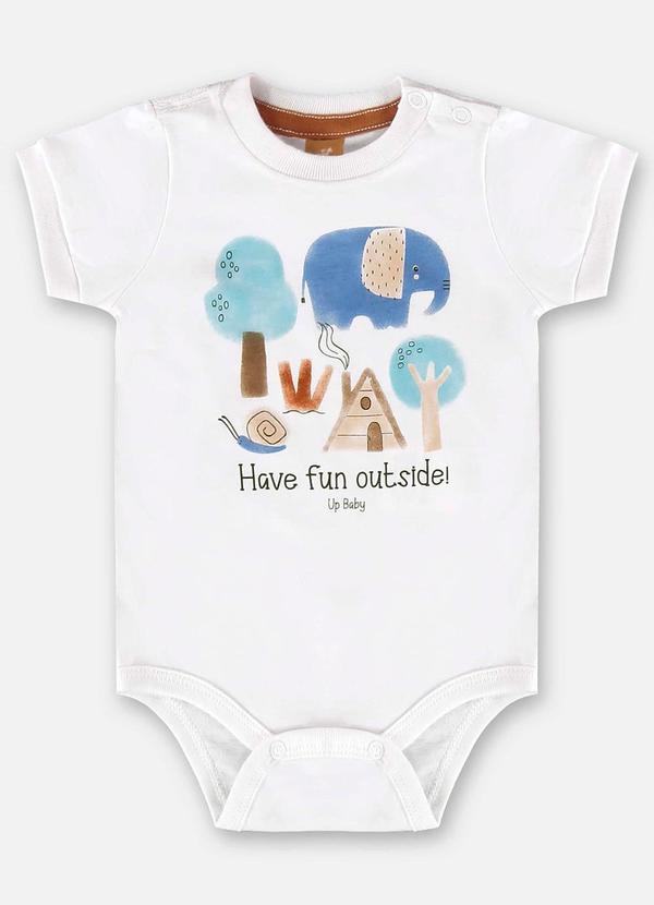 Up Baby - Conjunto Bebê Body e Bermuda Branco 3