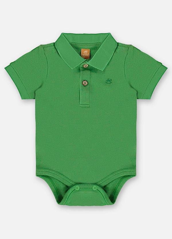 Up Baby - Conjunto Bebê Body Polo e Bermuda Verde 4