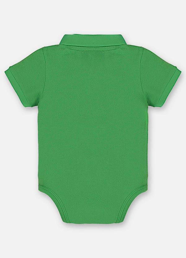 Up Baby - Conjunto Bebê Body Polo e Bermuda Verde 5