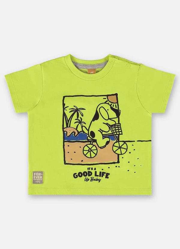 Up Baby - Conjunto Bebê Camiseta e Bermuda Verde 3