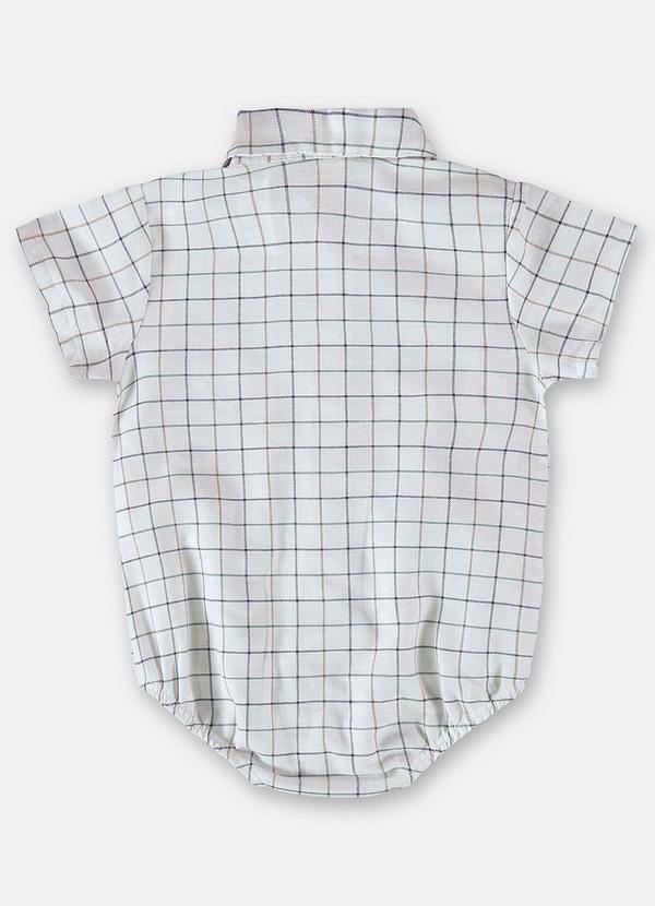 Up Baby - Conjunto Bebê com Body e Bermuda Branco 5