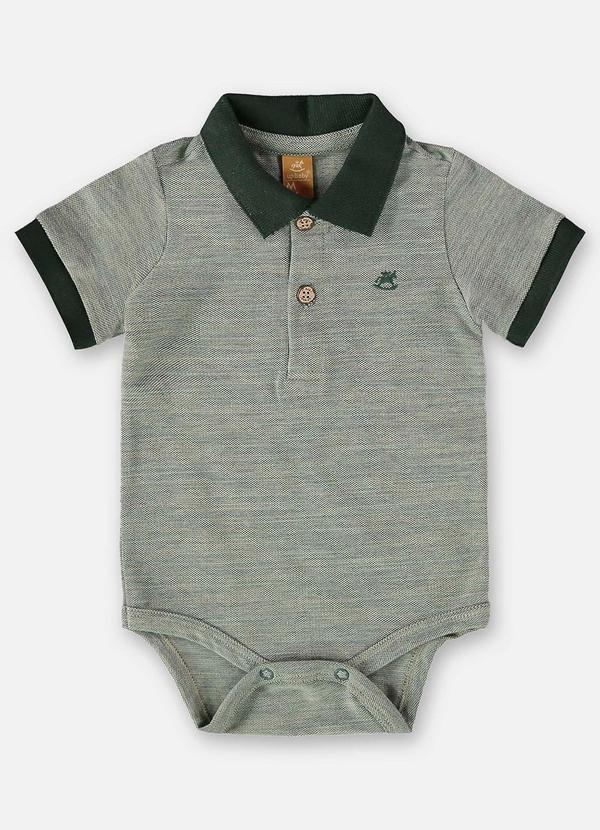Up Baby - Conjunto Bebê com Body e Bermuda Verde 3