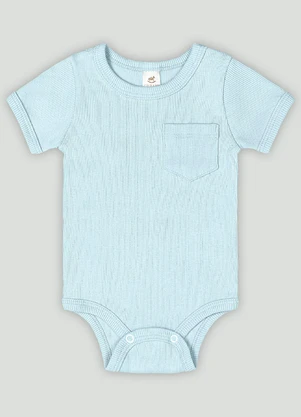 Conjunto Bebê com Body e Shorts Up Baby Azul - UP BABY