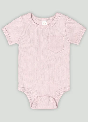 Up Baby - Conjunto Bebê com Body e Shorts Rosa - UP BABY