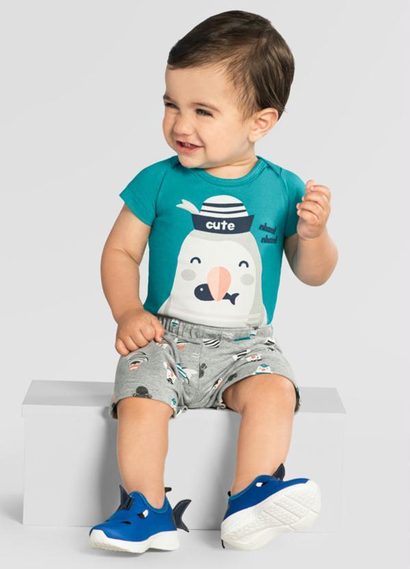 Brandili Baby - Conjunto Bebê Menino Náutico Azul