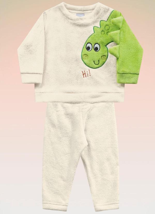 Fakini Kids - Conjunto Blusão e Calça Bebê Branco 2