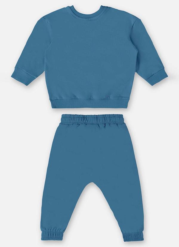 Up Baby - Conjunto Blusão e Calça Unissex Bebê Azul 2