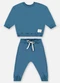 Up Baby - Conjunto Blusão e Calça Unissex Marrom - variação: Azul