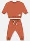 Up Baby - Conjunto Blusão e Calça Unissex Marrom - variação: Marrom