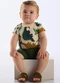 Up Baby - Conjunto Body e Bermuda Bebê Menino Bege - variação: Bege
