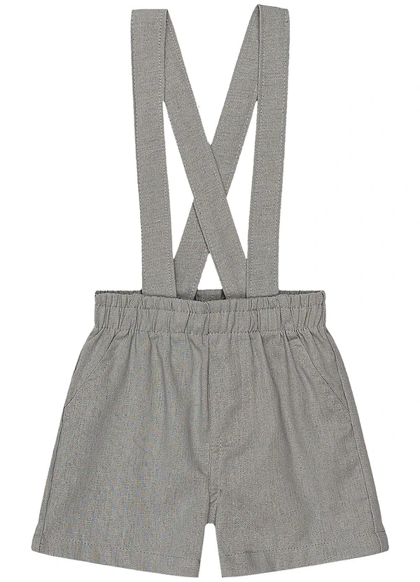 Quimby - Conjunto Body e Bermuda Bebê Branco 3