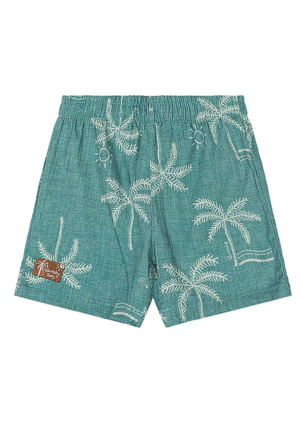 Quimby - Conjunto Camisa e Bermuda Bebê Bege 3