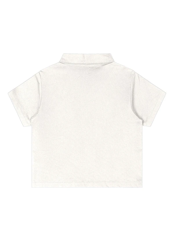 Quimby - Conjunto Camisa e Bermuda Bebê Bege 4