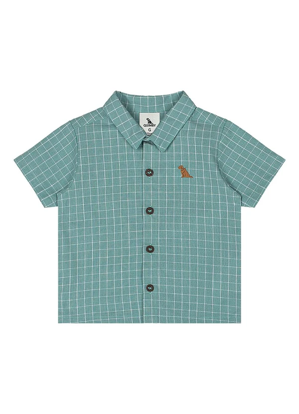 Quimby - Conjunto Camisa e Bermuda Bebê Menino Verde 2