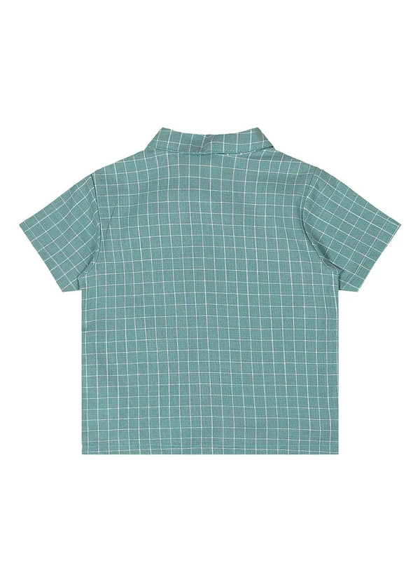 Quimby - Conjunto Camisa e Bermuda Bebê Menino Verde 4