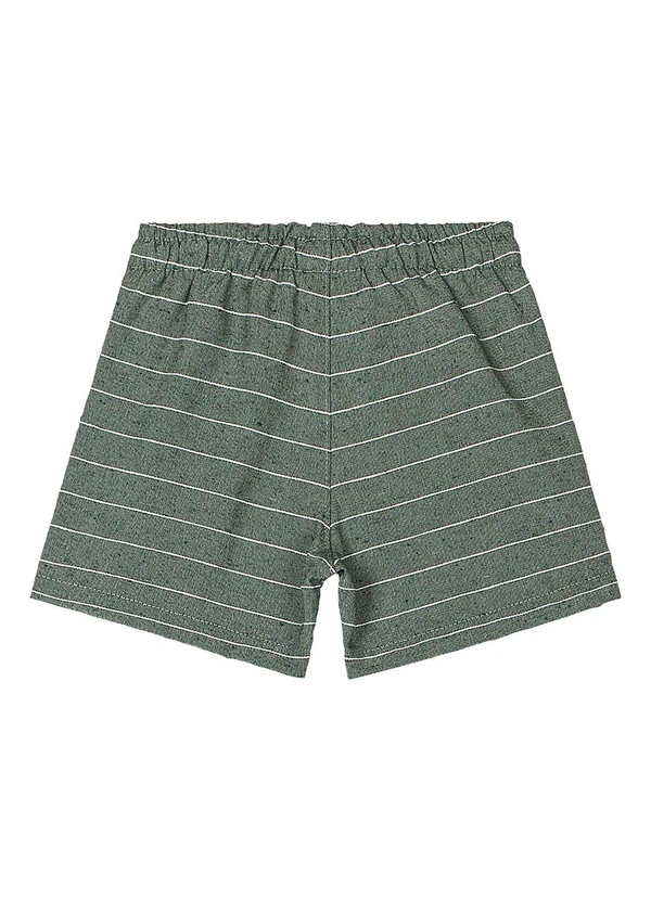 Quimby - Conjunto Camisa Polo e Bermuda Bebê Marrom 5