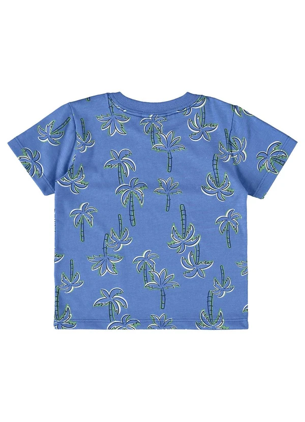 Bee Loop - Conjunto Camiseta e Bermuda Bebê Azul 5