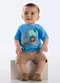 Up Baby - Conjunto Camiseta e Bermuda Bebê Azul - variação: Azul