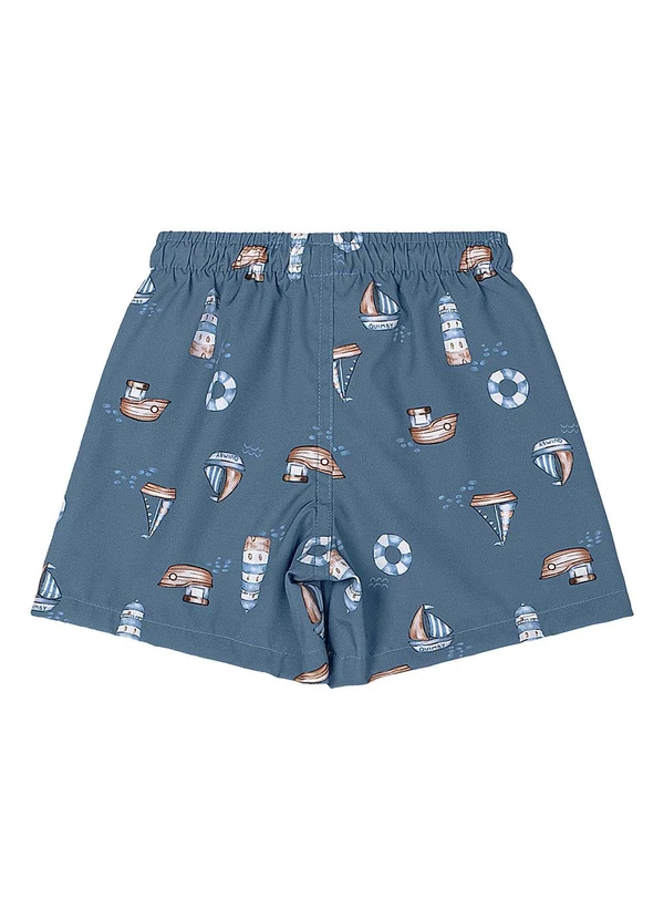 Quimby - Conjunto Camiseta e Bermuda Bebê Bege 6