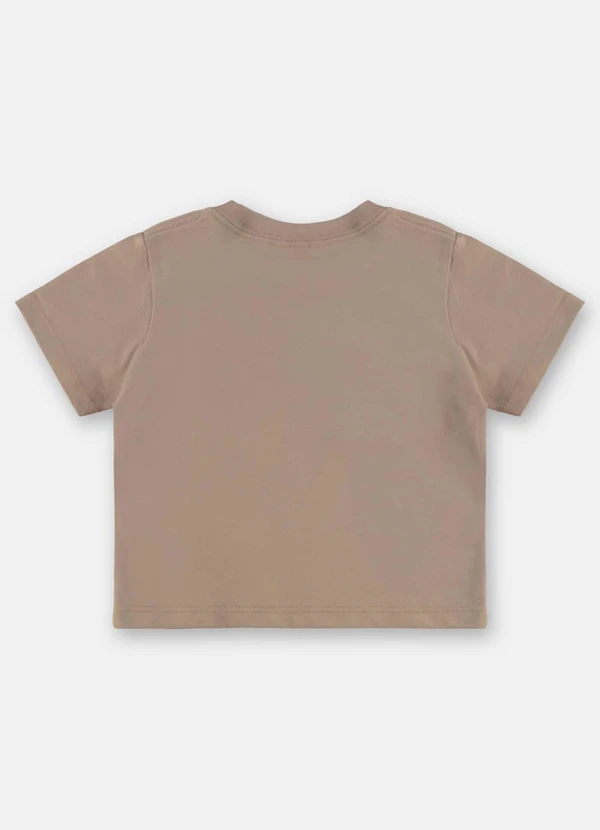 Up Baby - Conjunto Camiseta e Bermuda Bebê Bege 6