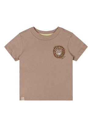 Quimby - Conjunto Camiseta e Bermuda Bebê Marrom - QUIMBY