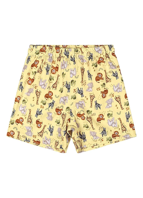 Quimby - Conjunto Camiseta e Bermuda Bebê Marrom 3